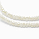 Chapelets de perles en verre électroplaqué X-EGLA-J144-HR-C02-3