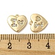 Pendentifs avec zircon cubiques à micro-pavés en laiton KK-H460-45G-3