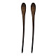 Vintage Schima Wood Hair Sticks Findings OHAR-N008-12-1