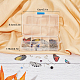 Sunnyclue Kits zum Selbermachen von Schmetterlingsflügeln für baumelnde Ohrringe DIY-SC0019-73-7
