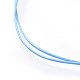 Fabricación de pulseras de cordones de poliéster encerado plano ajustable AJEW-JB00507-M-3