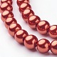 Glass Pearl Beads Strands X-HY-8D-B79-2