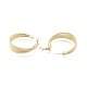 Brass Multi-sting Wrapped Hoop Earrings for Women EJEW-P205-12G-3