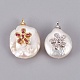 Natural Cultured Freshwater Pearl Pendants PEAR-F008-47-2