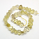 Natural Lemon Quartz Beads Strands G-J151-03-2