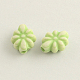 Perles en acrylique de style artisanal MACR-Q157-M35-2