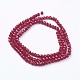 Glass Beads Strands GLAA-R029-7-2