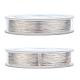 BENECREAT 0.25mm(30Gauge) Tarnish Resistant Copper Wire 150m Silver Jewelry Beading Wire for Crafts Beading Jewelry Making CWIR-BC0004-0.25mm-04-2