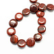 Rosso naturale perline di diaspro fili G-S110-06-2