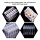 Pandahall 30 paquete de contenedor de almacenamiento de taladro de pintura de diamante CON-PH0001-79-6