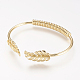 Messingmanschettenarmband&nbsp;X-BJEW-P168-A14-1