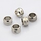 Mixed 304 Stainless Steel Column Large Hole Beads STAS-N020-17-1