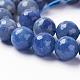 Naturali blu perline avventurina fili G-P278-02-12mm-3