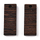 Natural Wenge Wood Pendants WOOD-T023-32-2