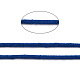 コットン糸  マクラメコード  装飾的な糸のスレッド  DIYの工芸品について  ギフトラッピングとジュエリー作り  藤紫色  3mm  約109.36ヤード（100m）/ロール。 OCOR-T001-02-34-3