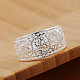 Latón elegante de la vendimia del estilo ahueca los anillos de metal RJEW-EE0002-006P-G-6
