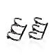 316 Surgical Stainless Steel Cuff Earrings EJEW-G192-10B-2