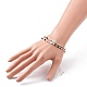 Verstellbare Nylonschnur geflochtene Perlen Armbänder Sets BJEW-JB05790-04-3