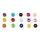 Perles européennes acryliques opaques 15 couleurs SACR-X0015-14-2