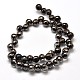 Faceted Round Half Plated Electroplate Glass Beads Strands EGLA-J129-HP01-2