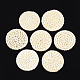 Handgefertigte geflochtene Perlen aus Rohrgeflecht / Rattan WOVE-T006-128A-1