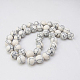 Chapelets de perles en turquoise synthétique TURQ-H038-10mm-XXS01-1