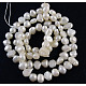Grade A Natural Cultured Freshwater Pearl Beads Strands X-SPDA002Y-1-2