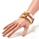 Chunky Acrylic Tube Beads Stretch Bracelets Set for Girl Women BJEW-JB07319-6