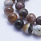 Chapelets de perles en agate naturelle du Botswana G-L478-41-12mm-2