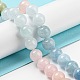Chapelets de perles en morganite naturelle G-P503-10MM-01-3