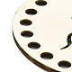 Плоские круглые и кофейные деревянные днища для чашек AJEW-P086-11-3