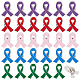 Nbeads 30 piezas 5 colores conciencia cinta esmalte pin JEWB-NB0001-20-1