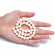 Klasse eine natürliche kultivierte Süßwasserperle Perlen Stränge X-PEAR-L001-B-08-6