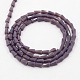 Opaque Solid Color Crystal Glass Faceted Cone Beads Strands GLAA-F023-A02-3