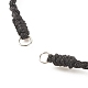 Bracelet cordon polyester tressé AJEW-JB01125-01-2