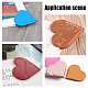CHGCRAFT 10 Pcs 5 Colors Leather Bookmarks AJEW-CA0001-26-6