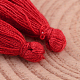 Decoraciones pendientes de borla de hilo de algodón NWIR-P001-03-15-2