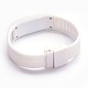 Vogue conduit rectangle silicium lumière montres-bracelets électroniques WACH-F007-08H-2