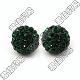Round Polymer Clay Rhinestone Beads RB-X0004-3