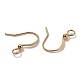 Brass Earring Hooks KK-F824-016G-3