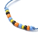 Bracelet en perles de verre tressées BJEW-JB09781-3