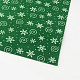 スノーフレーク＆ヘリックス模様印刷された非織物刺繍針diy工芸品のために感じた  グリーン  30x30x0.1cm  50個/袋 DIY-R056-02-1