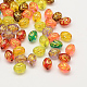 Perles de placage ovales acryliques X-PACR-Q100-01-1