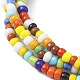 Bracelets de chaîne multi-boucles en perles de rocaille de verre BJEW-TA00339-03-3