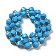 Dyed Natural Howlite Beads Strands G-G023-B01-02A-3