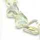 Electroplate Glass Beads Strands EGLA-J006-M-2