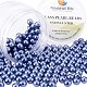 Pearlized Glass Pearl Round Beads HY-PH0001-8mm-069-1