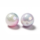 Placcatura uv perle di plastica abs iridescenti SACR-A001-05B-1