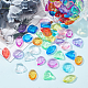 PandaHall 150pcs Jewellery Glass Gems 10 Colors Transparent Acrylic Beads 8 Styles Bling Diamonds Halloween Pirate Treasure Jewels for Home Table Scatters Vase Fillers Decoration Pirate Party Favors DIY-PH0008-88-2