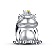 925 Sterling Silver Frog European Beads STER-FF0001-005-1